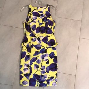 Milly yellow and purple dress
